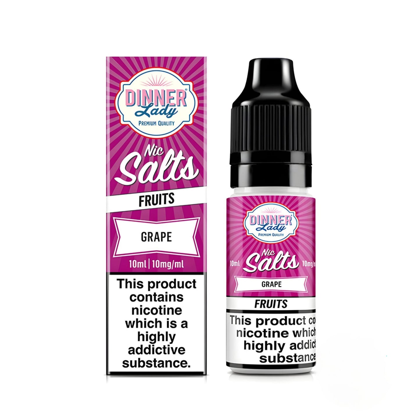 Dinner Lady 10ml Nic Salt Grape