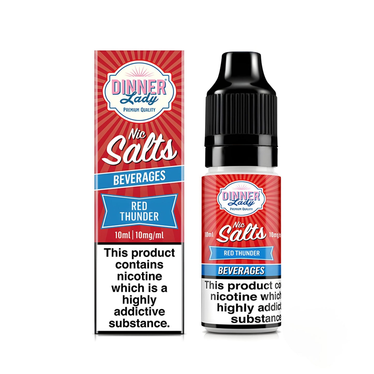 Dinner Lady 10ml Nic Salt Red Thunder
