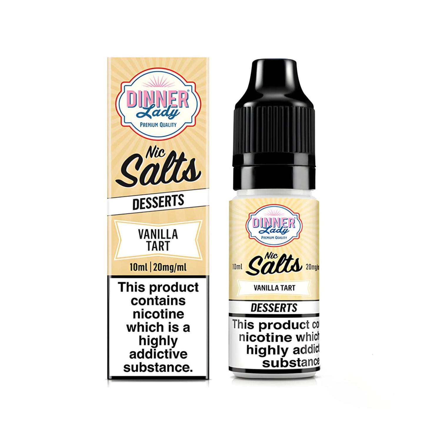 Dinner Lady 10ml Nic Salt Vanilla Tart