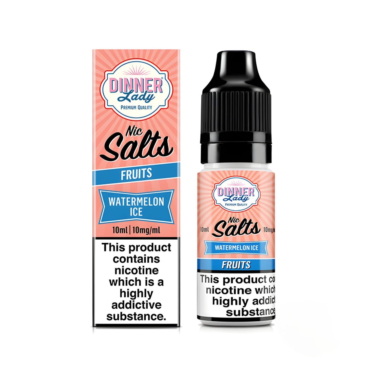 Dinner Lady 10ml Nic Salt Watermelon Ice