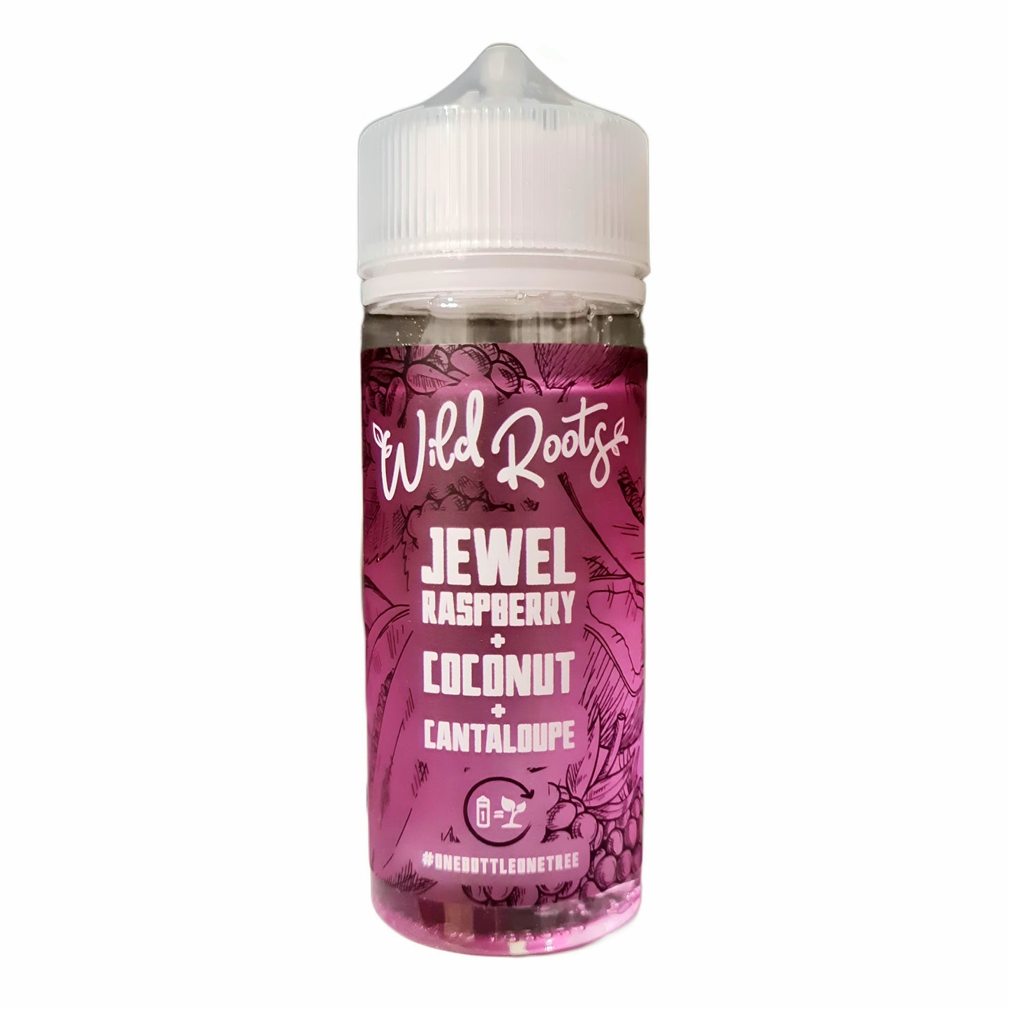 Wild Roots 100ml Shortfill Raspberry Coconut Cantaloupe