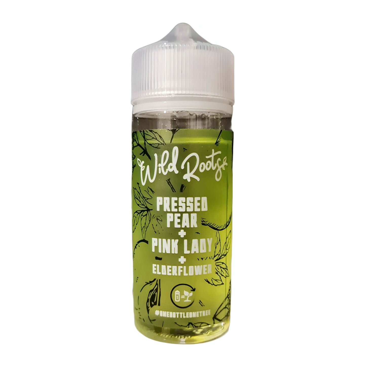 Wild Roots 100ml Shortfill Pear Pink Lady Elderflower