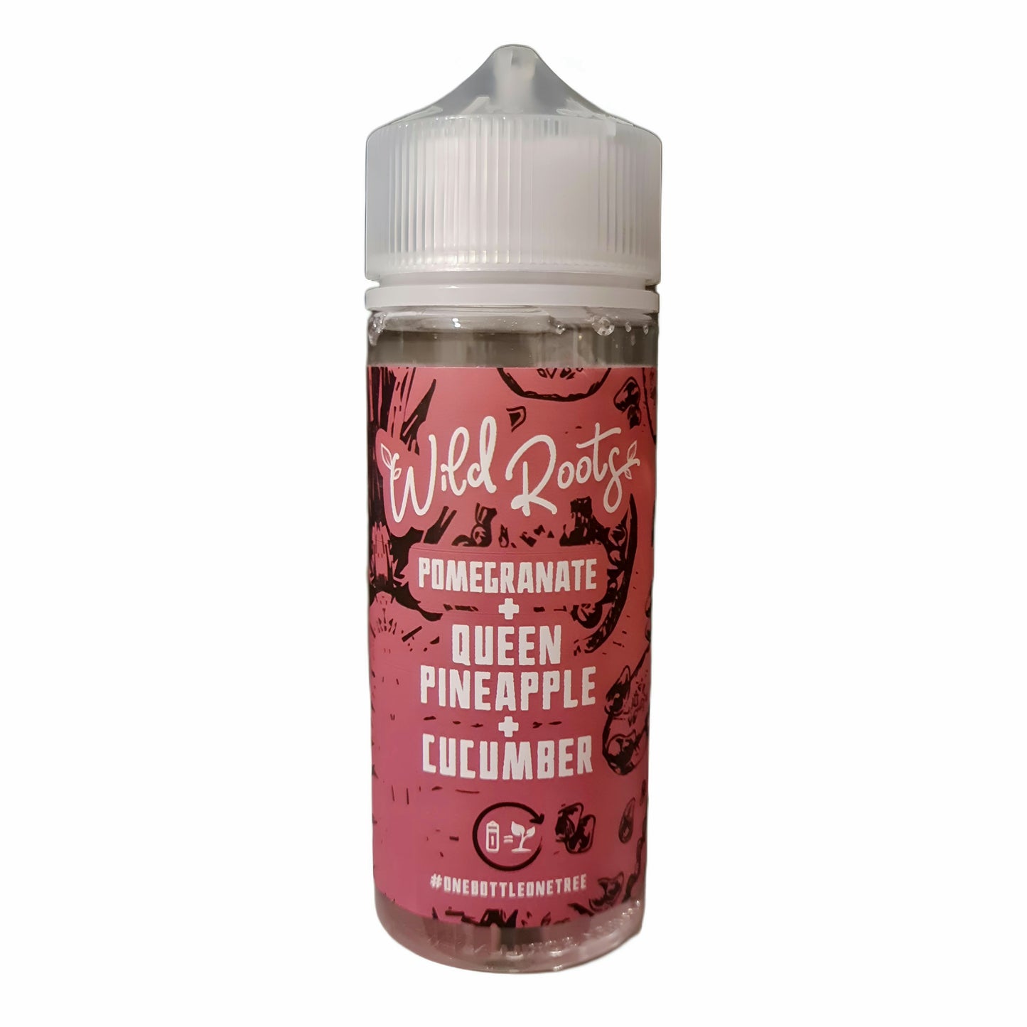 Wild Roots 100ml Shortfill Pomegranate Pineapple Cucumber