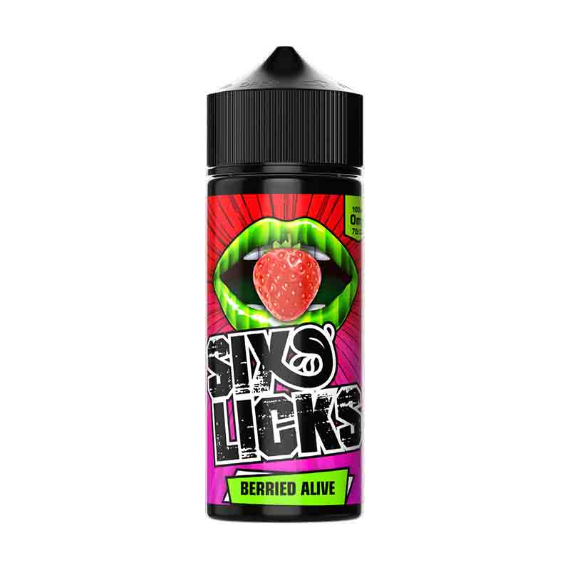 Six Licks 100ml Shortfill Berried Alive