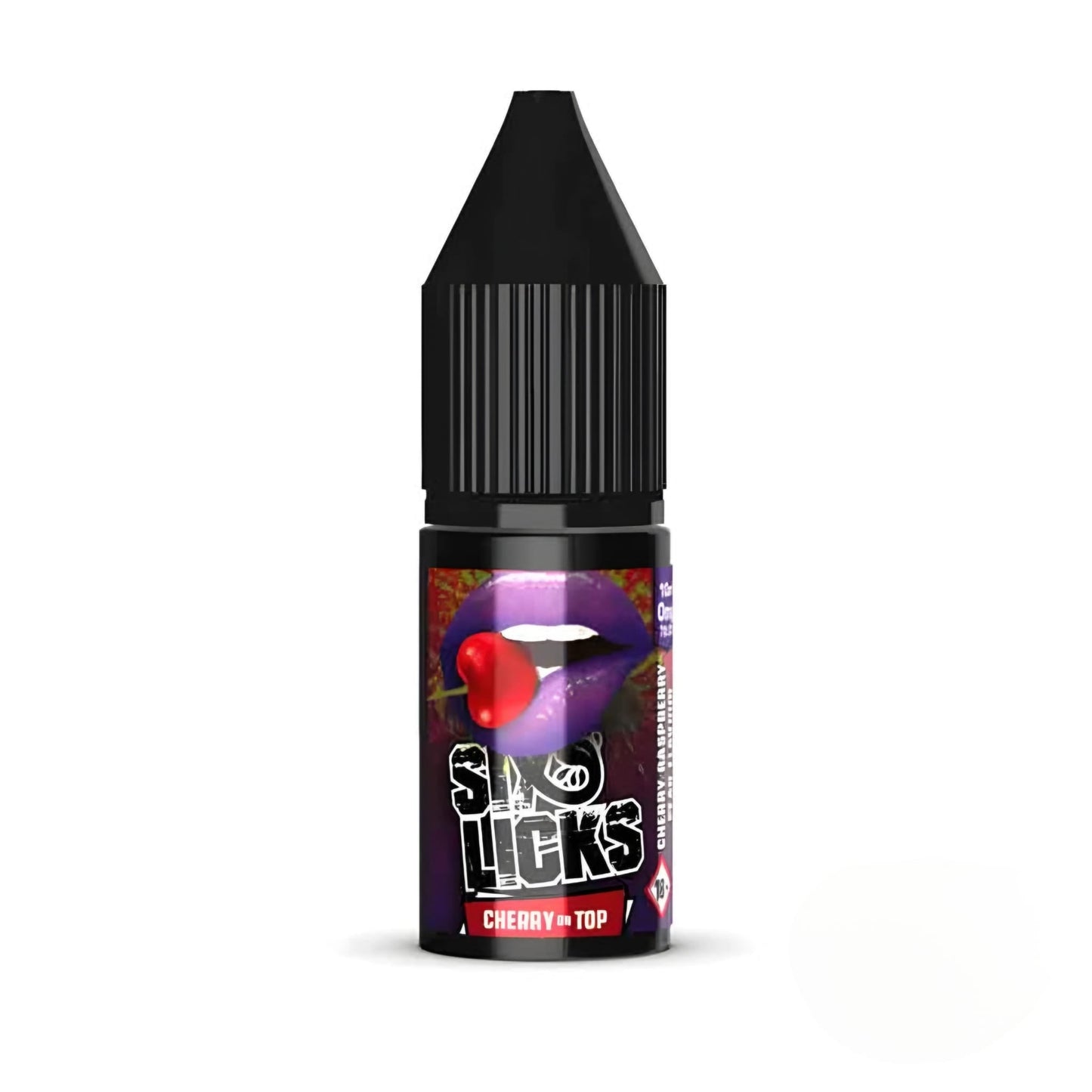 Six Licks 10ml Nic Salt Cherry On Top