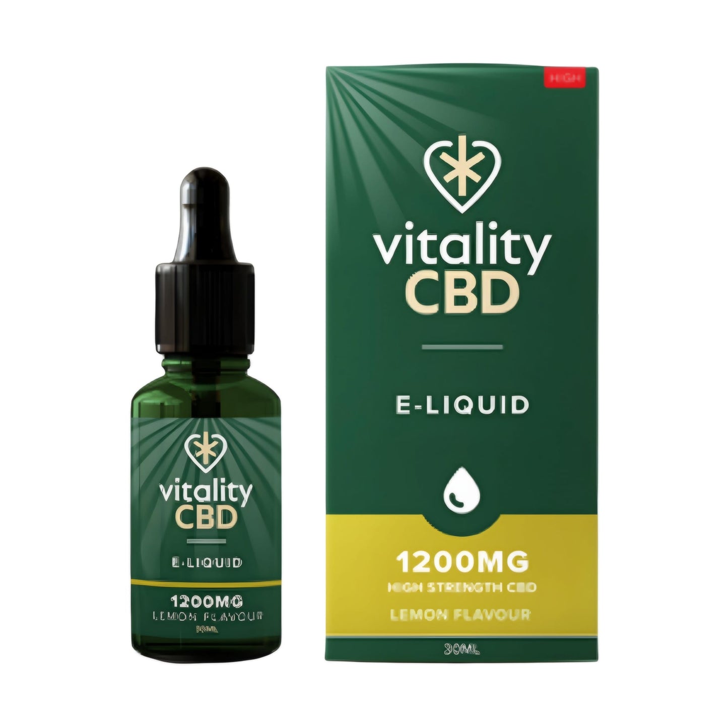 Vitality CBD Lemon Broad Spectrum E-liquid 30ml 1200mg
