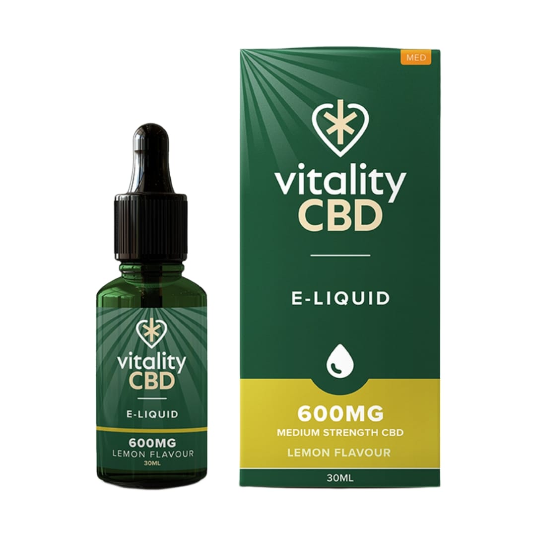 Vitality CBD Lemon Broad Spectrum E-liquid 30ml 600mg