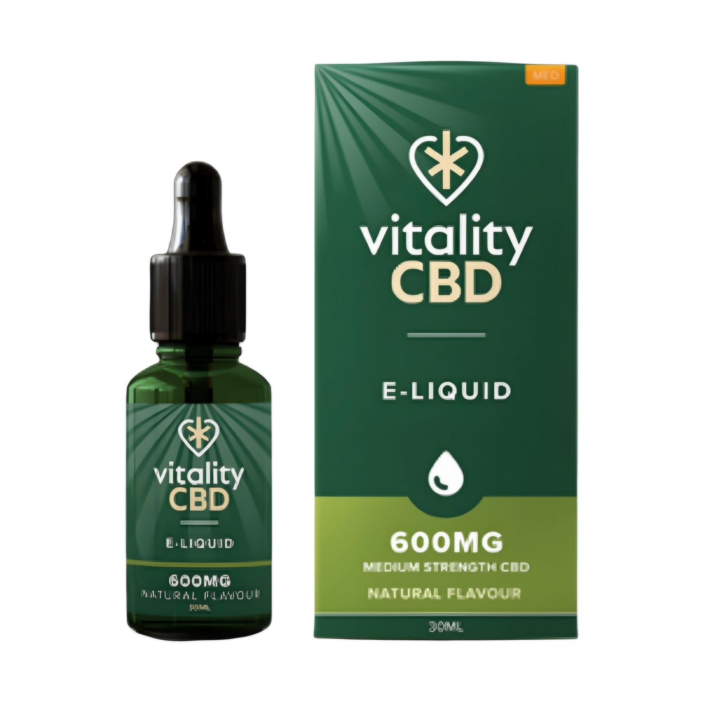 Vitality CBD Natural Broad Spectrum E-liquid 30ml 600mg