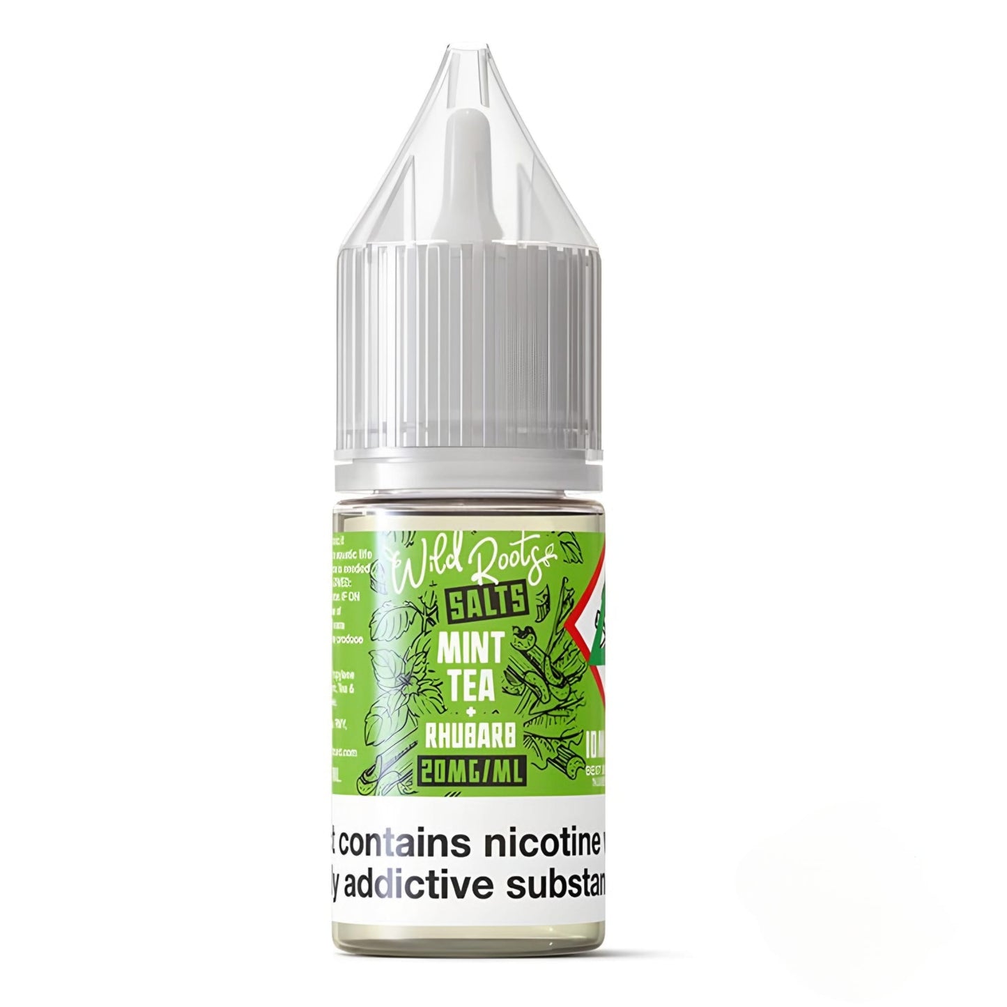 Wild Roots 10ml Nic Salt Mint Tea & Rhubarb