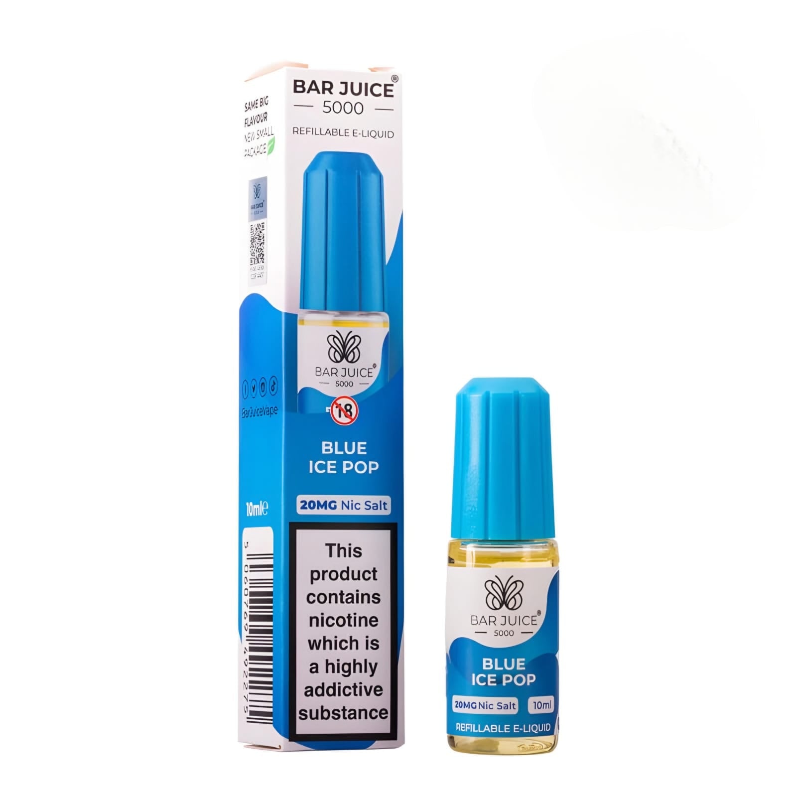 Bar Juice 5000 10ml Nic Salt Blue Ice Pop VapEasy Bar Juice 5000 10ml Nic Salt Blue Ice Pop VapEasy