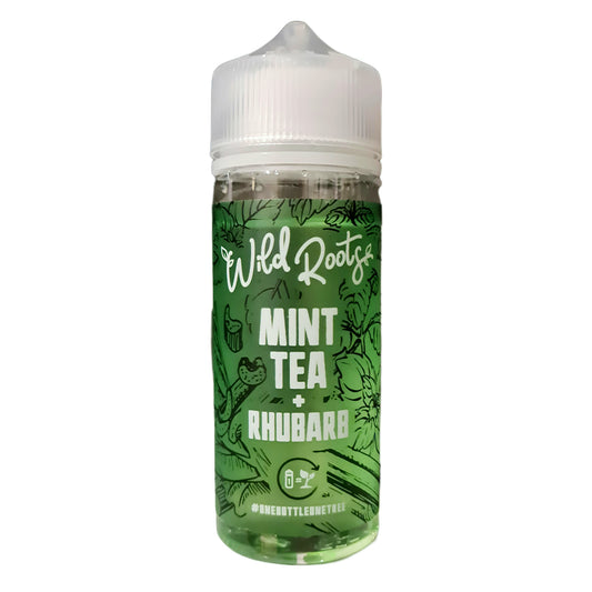 Wild Roots 100ml Shortfill Mint Tea Rhubarb